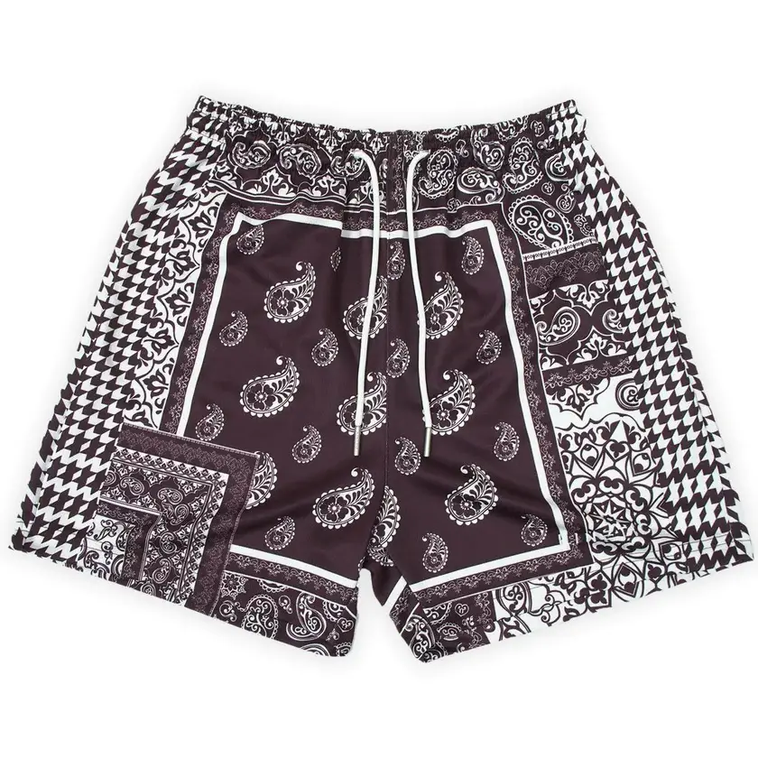 New Trendy Cashew Flower Sports Shorts With Quick Drying And Breathability