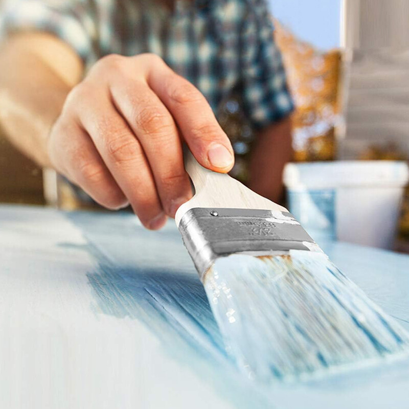 50x Economy Paint Brushes Disposable Decorating Fence Artist Paint Brushes