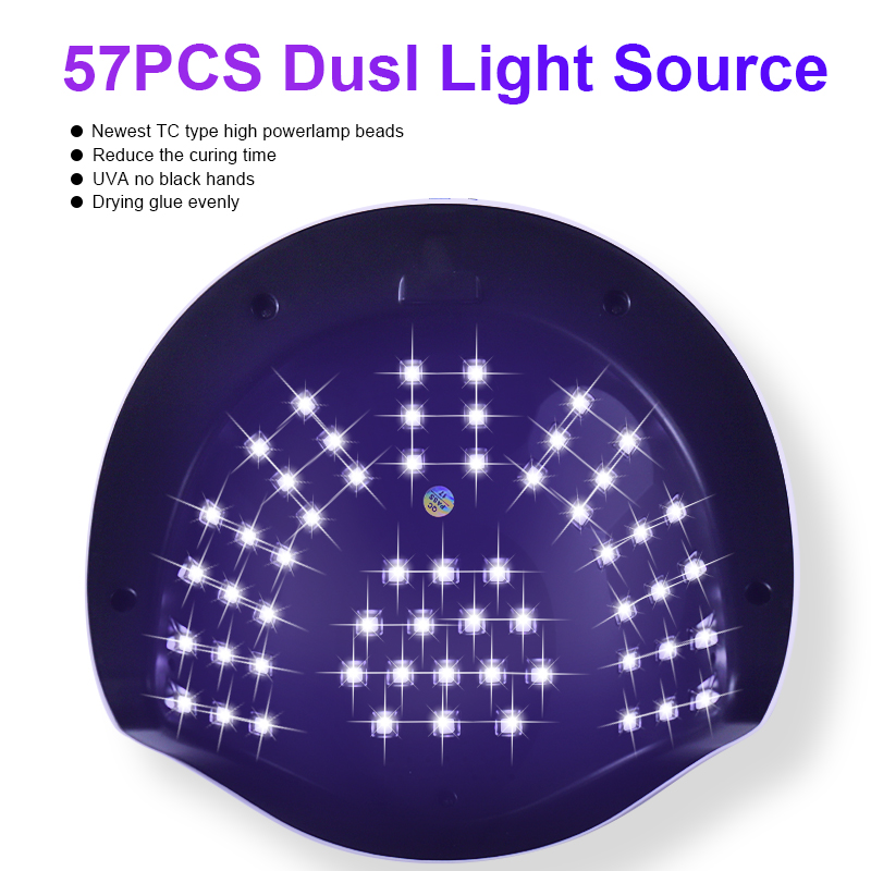 UV Nail Lamp, Dryer Light For Nails With 4 Timers LED Lamp Gel Polish Kit Gel Uv Light For Nails Professional Art Tools Automatic Sensor 6