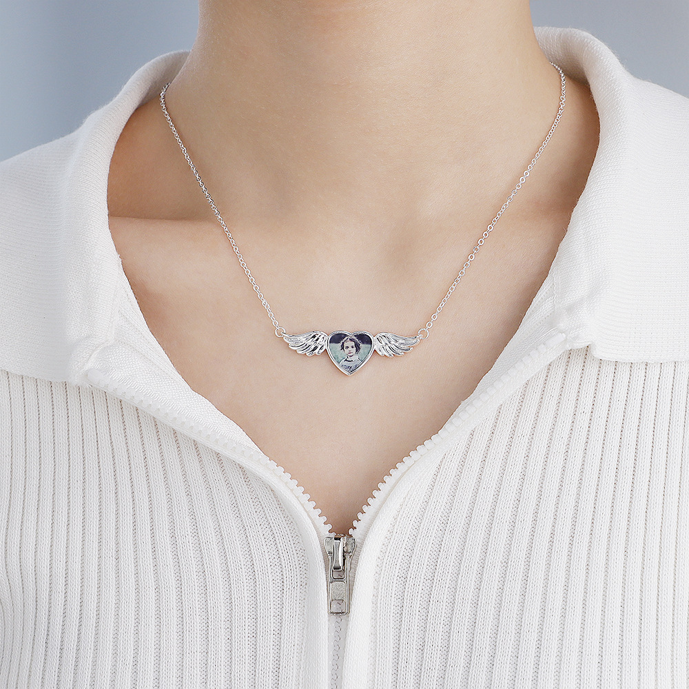 Multi-layer Photo Box Color Printing Photos Can Be Opened Pendant Jewelry