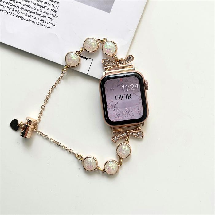 Title 8, Texture Metal Chain Watchband 6 Generation 7415