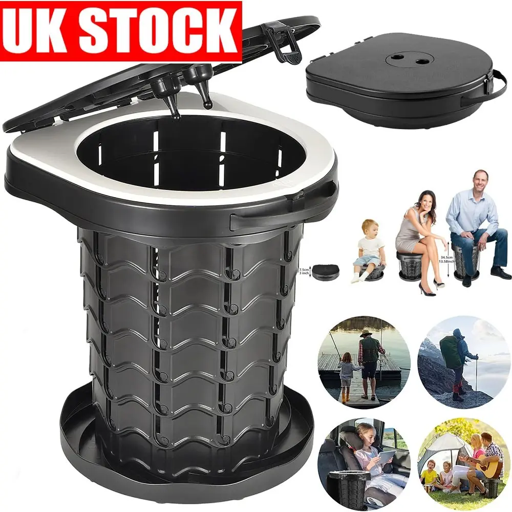 Portable Folding Camping Toilet Compact Potty Loo