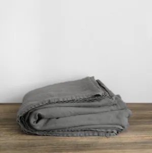 Cotton Linen Single Double Bed Single Sheet Lead Gray - Shop at LoveMi