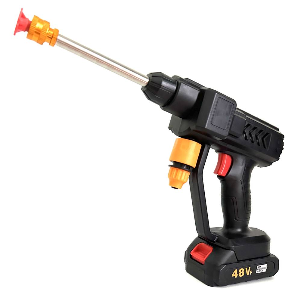 2 Battery Cordless Car High Pressure Washer Jet Water Wash Cleaner Gun Portable 7