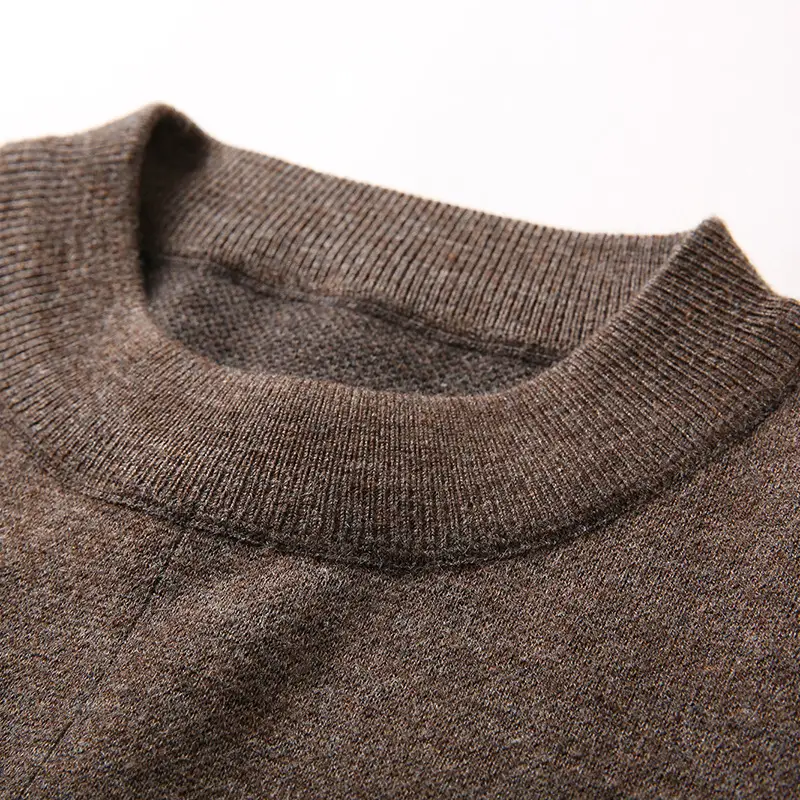 Men's Round Neck Padded Wool Warm Bottoming Shirt