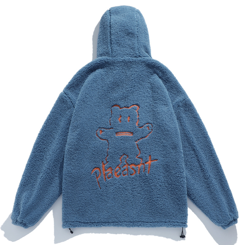 Tide Brand Couple Lamb Velvet Coat Cotton