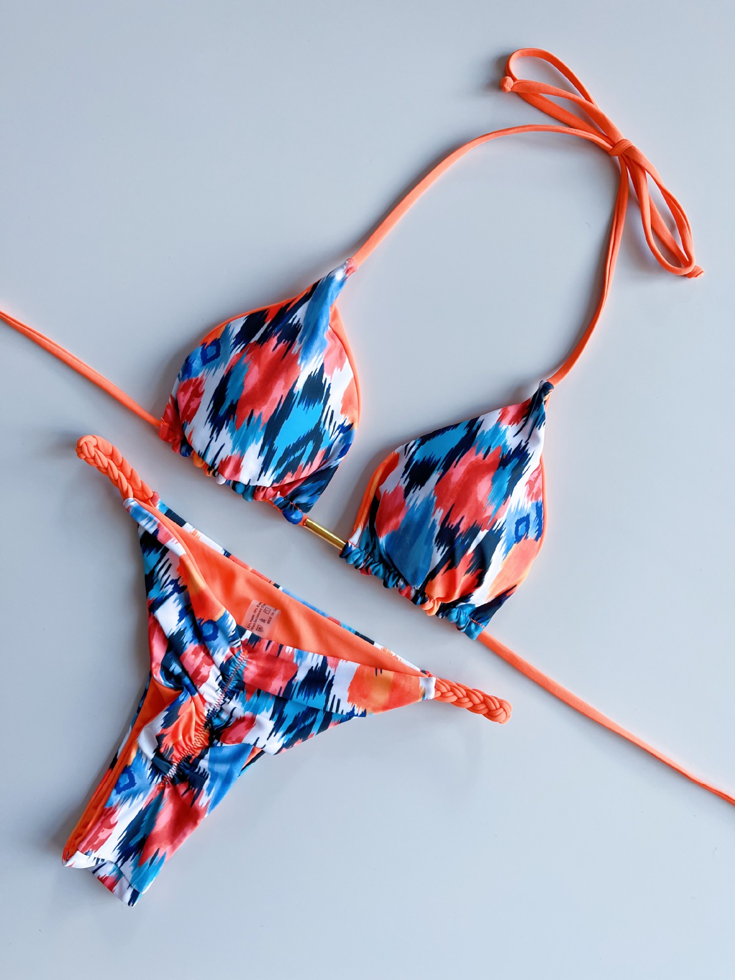 Title 7, Sexy little floral braided string bikini for th...