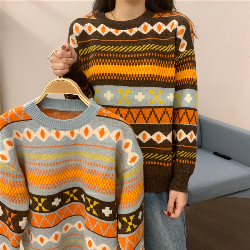 Title 6, New Trendy Round Neck Long Sleeve Sweater All-M...