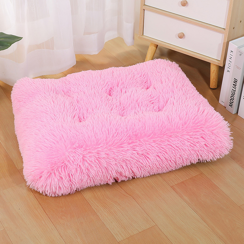 Title 6, Plush cat-shaped dog bed and warm pet supplies ...