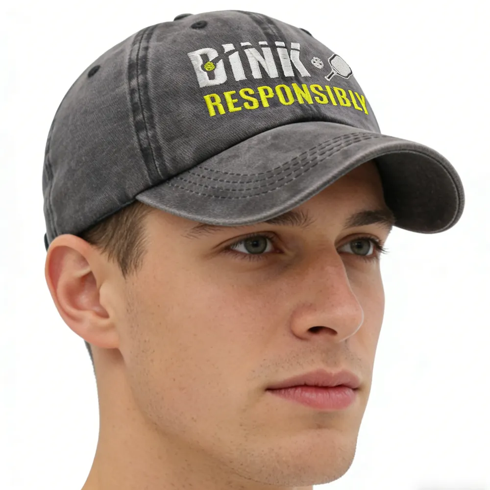 Pickleball Hat For Men Women, Adjustable Embroidered