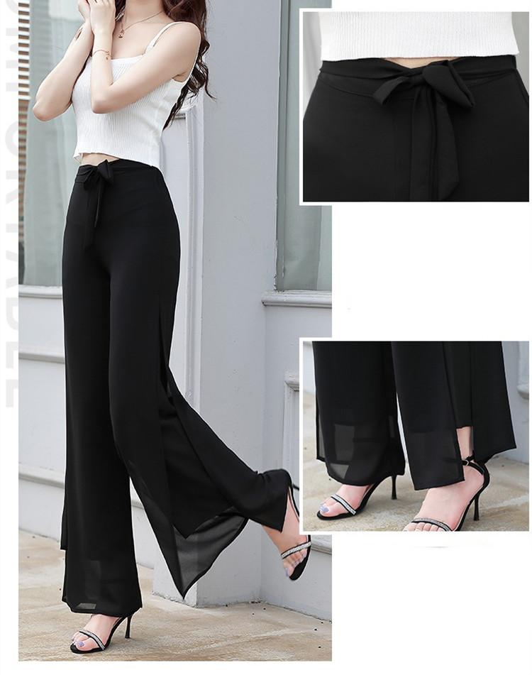 Title 5, High Waist Drape Loose Double Hose Vielseitiger...