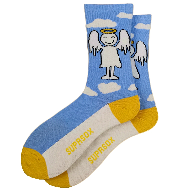 Title 2, Japanese Fashion Creative Cartoon Angel Socks F...