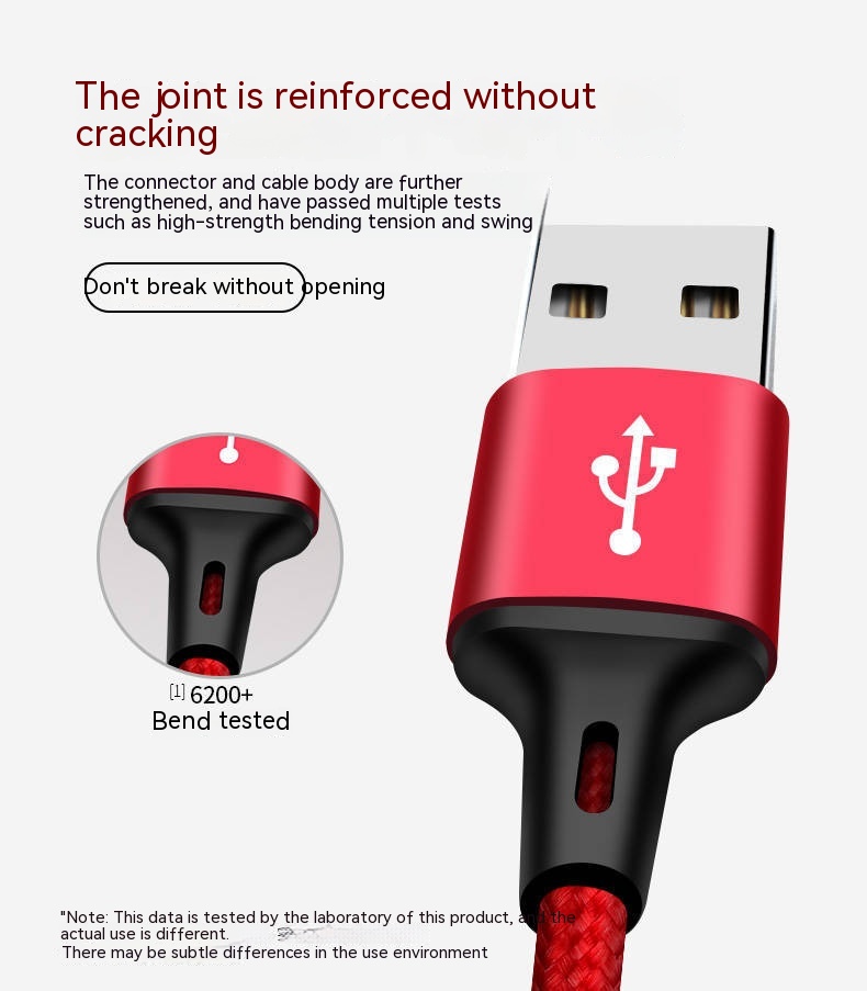 Title 2, Lengthened 2 3 M Fast Charging Three-in-one Mul...