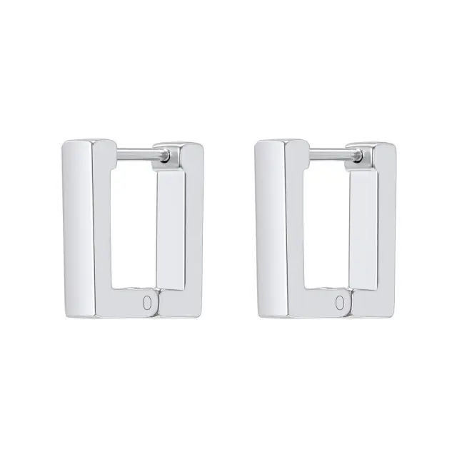 Geometric Shaped Earrings Minimalist Stainless Steel