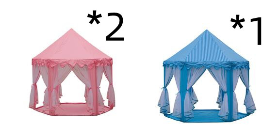 Children's Tent Indoor And Outdoor Hexagonal Princess Castle Tent Play House 6