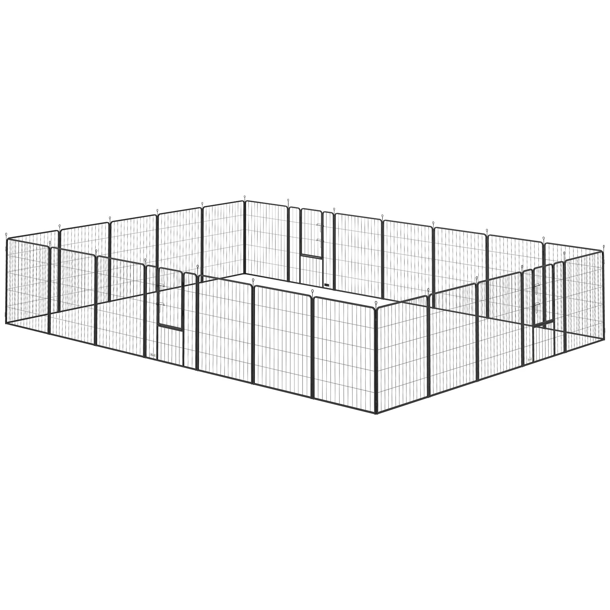 Dog Playpen For Indoor Outdoor, 24 Panels