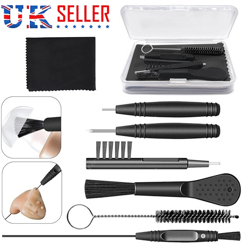 Universal Hearing Aid Cleaning Kit 6 Parts Cleaning