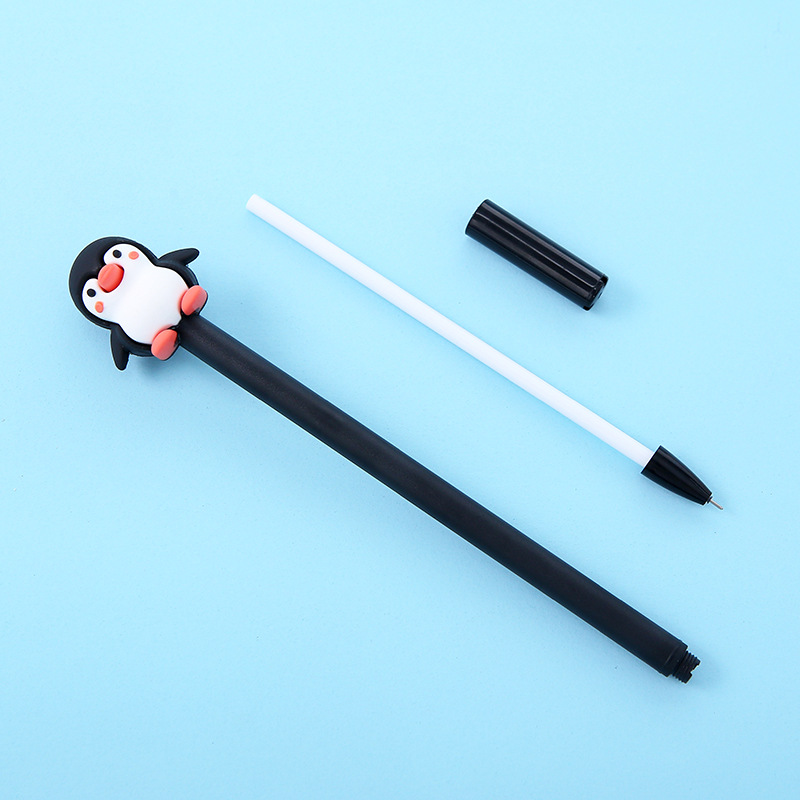 Korean Cartoon Penguin Silicone Gel Pen