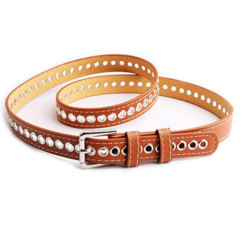 Title 5, Womens All-match Belt With Full-hole Eye-catch...