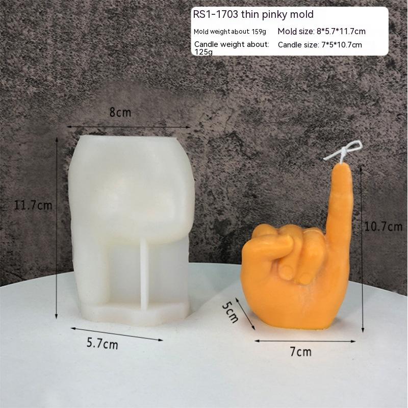 Candle Mould Diy Aromatherapy Gypsum Epoxy Decoration Mold - 13