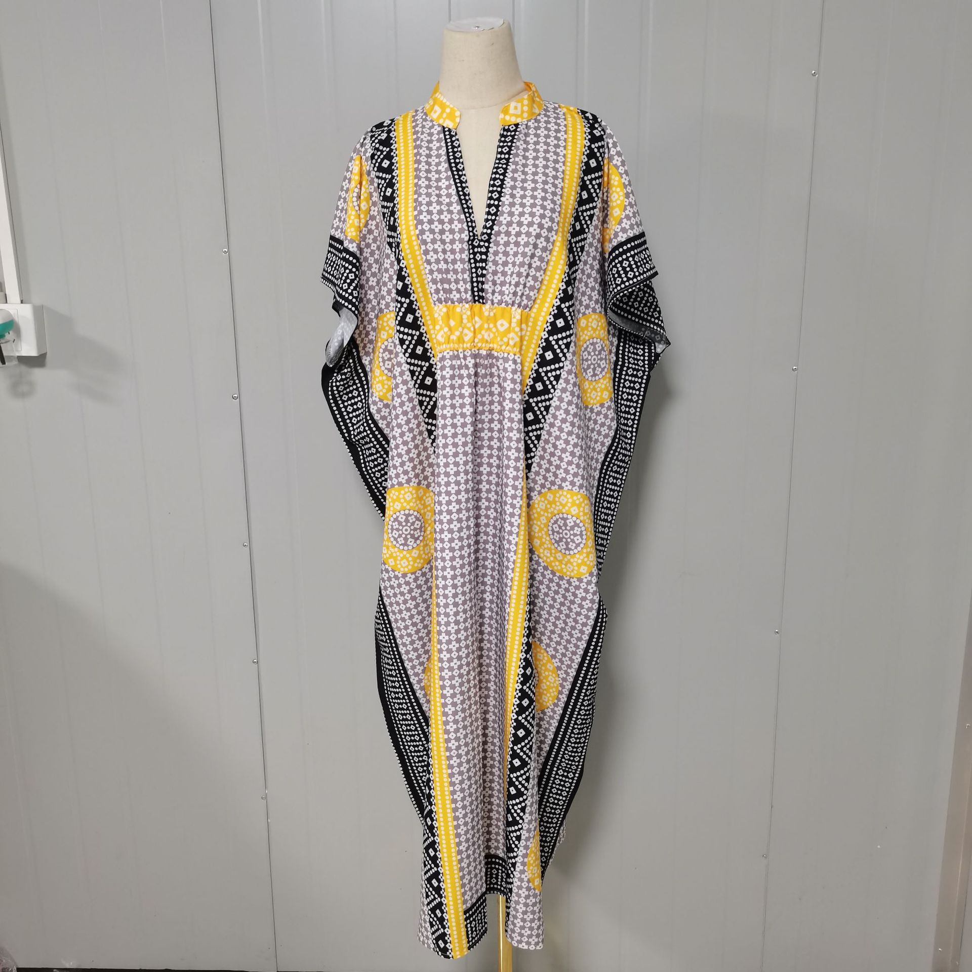 European And American Loose Beach Blouse Quick-drying Fabric Printing