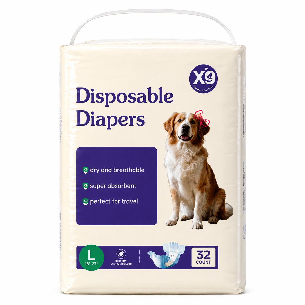 Disposable Female Dog Diapers 8
