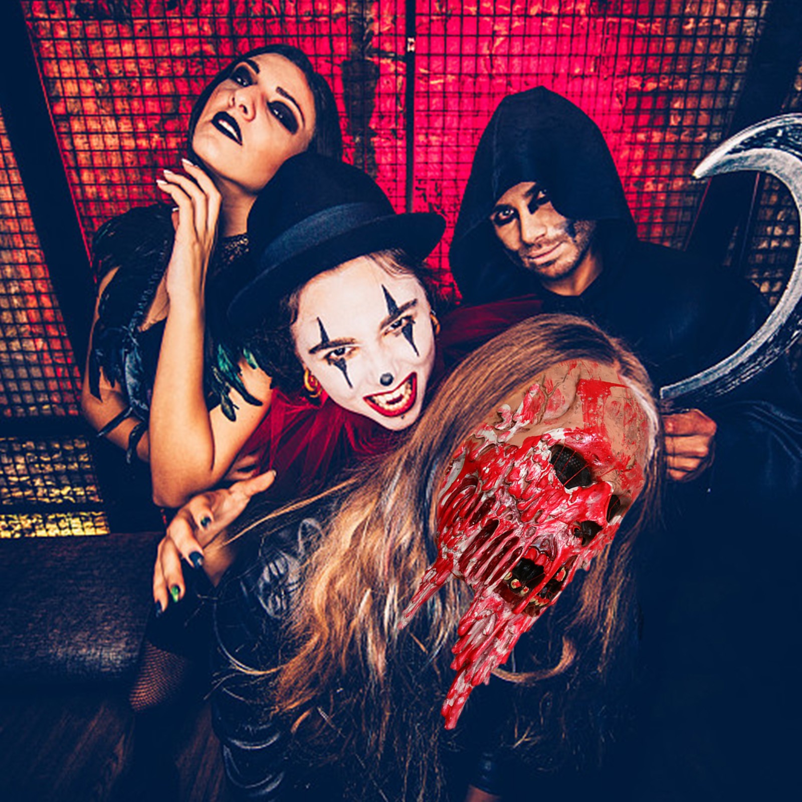 Halloween Walking Dead Scary Blood Ghost Face Mask — foto 2