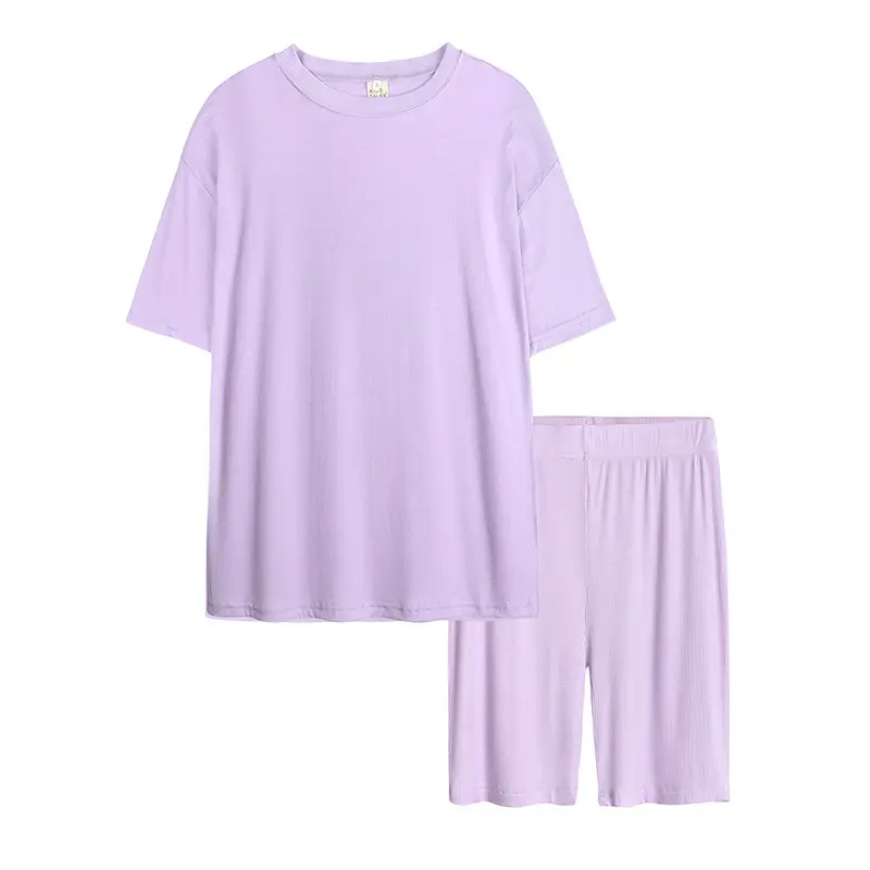 Summer Women's And Solid Color Short-sleeved Tights
