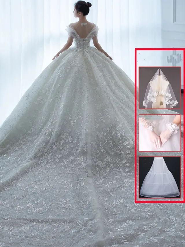 Off Shoulder French Main Wedding Dress Style5 Xs - Shop at LoveMi