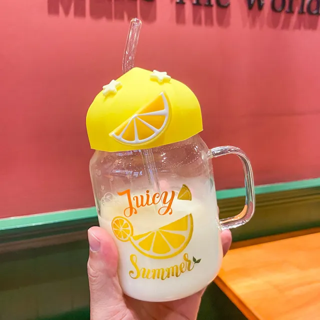 Household Large Capacity Fruit Transparent High Temperature Resistant Glass Yellow - Shop at LoveMi