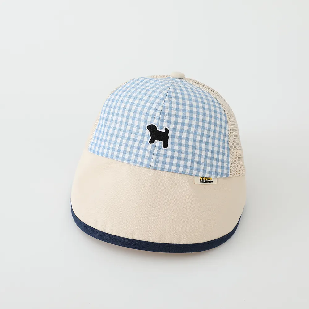 Summer Children's Checkered Multi-color Baseball Cap