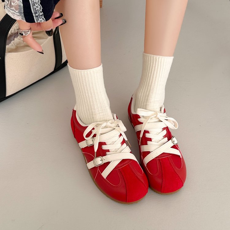 Lace-Up Low-Top Flats, picture 3 of 3