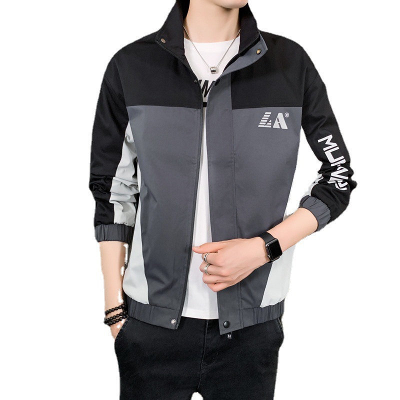 Casual All-match Stand-collar Fashion Loose Coat