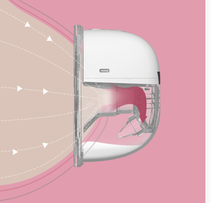 Wearable Electric Breast Pump Wireless Hands-free Vigorously Silent And Portable — view 6