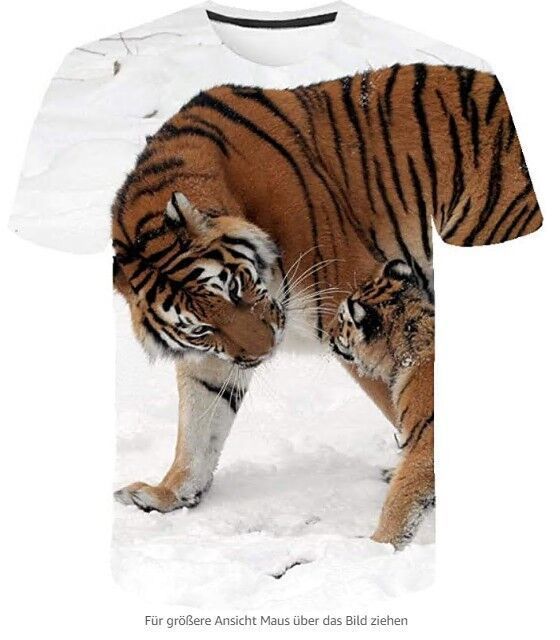 Title 9, Lion Tiger T-shirt Men