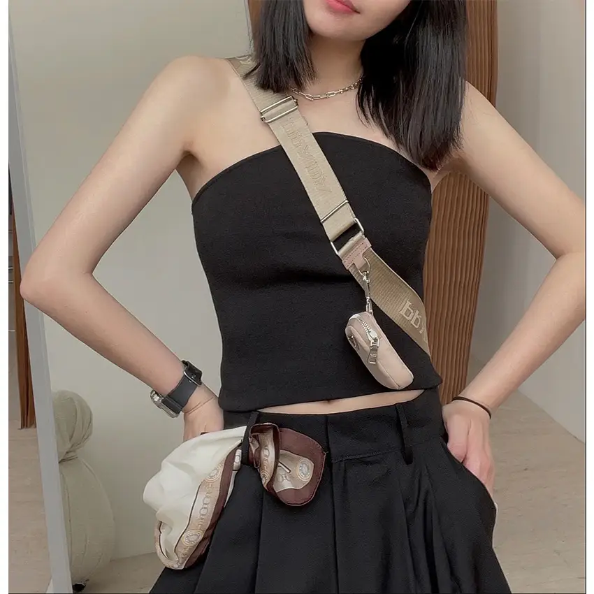 Ice Silk Basic Tube Top Bottoming Knitted Elastic Slim Body Wrap