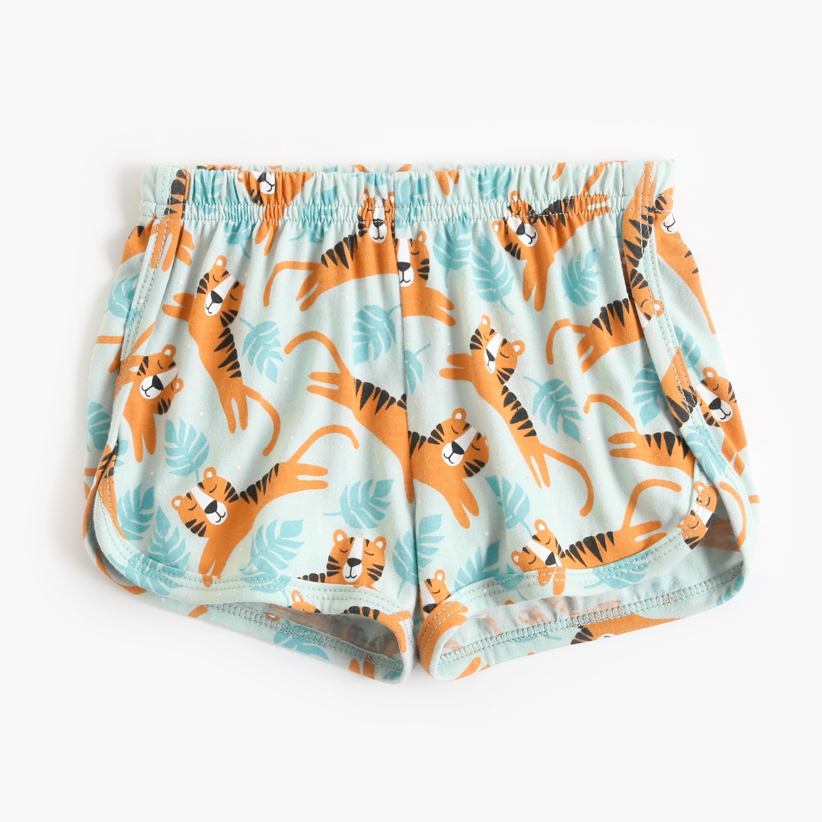 Cartoon Children's Clothes Boys And Girls Baby Cotton Vest Shorts Suit