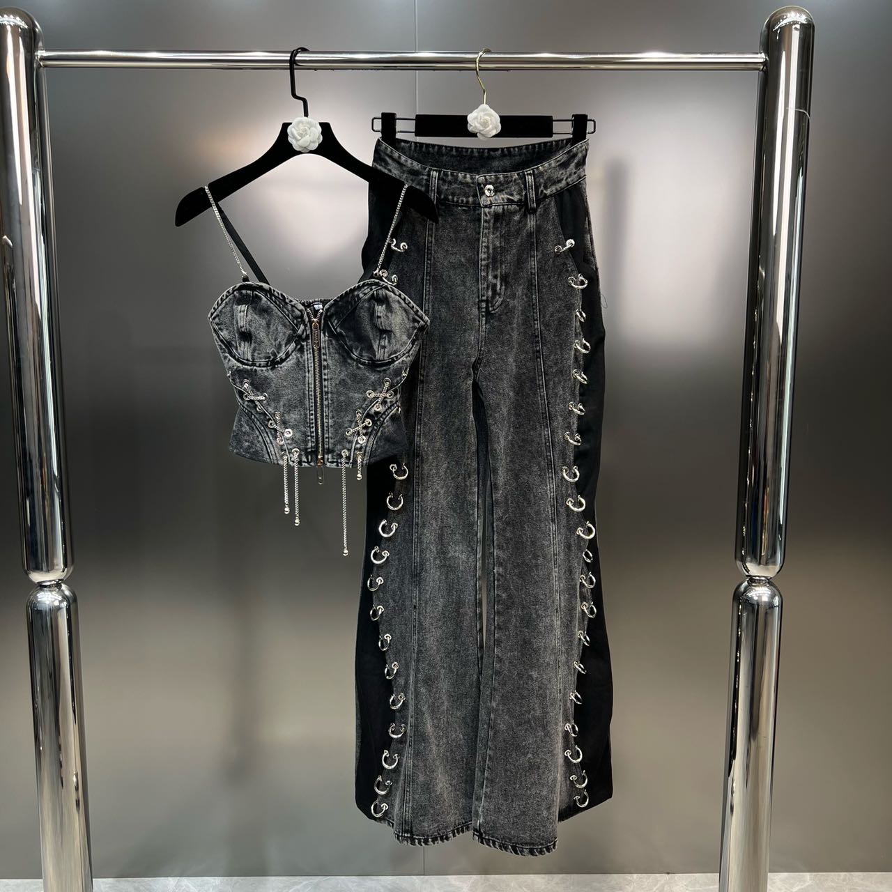 V-neck Strap Strap Chain Strap Strap Slimming Suspenders Set