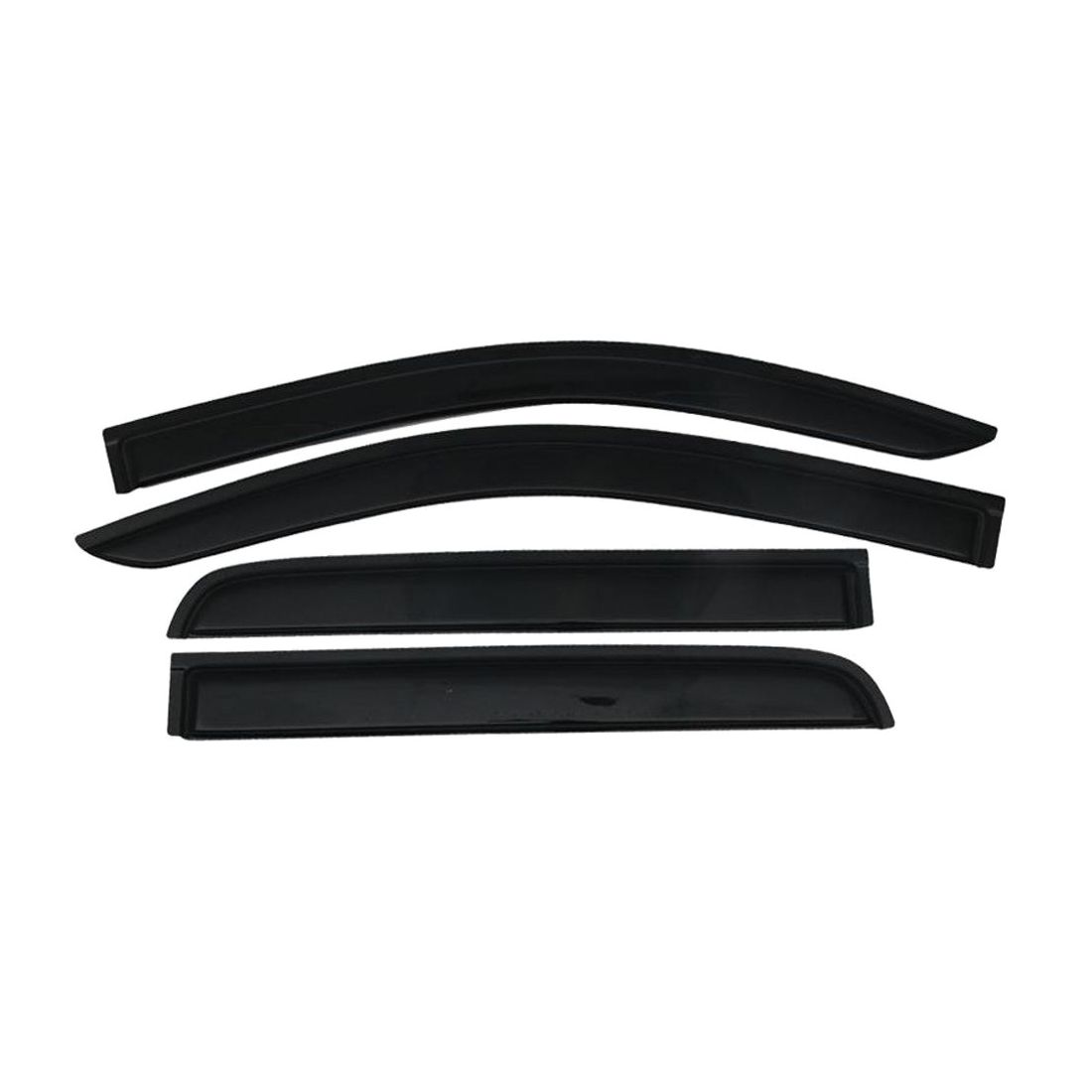 Fits 15-22 Chevy Colorado GMC Canyon Crew Cab Acrylic Window Visors Rain Guard — foto 9