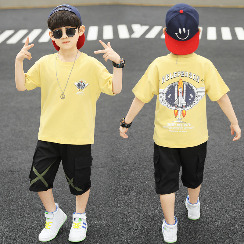 Title 8, Summer Boy Student Fashion Sports Short-sleeved...