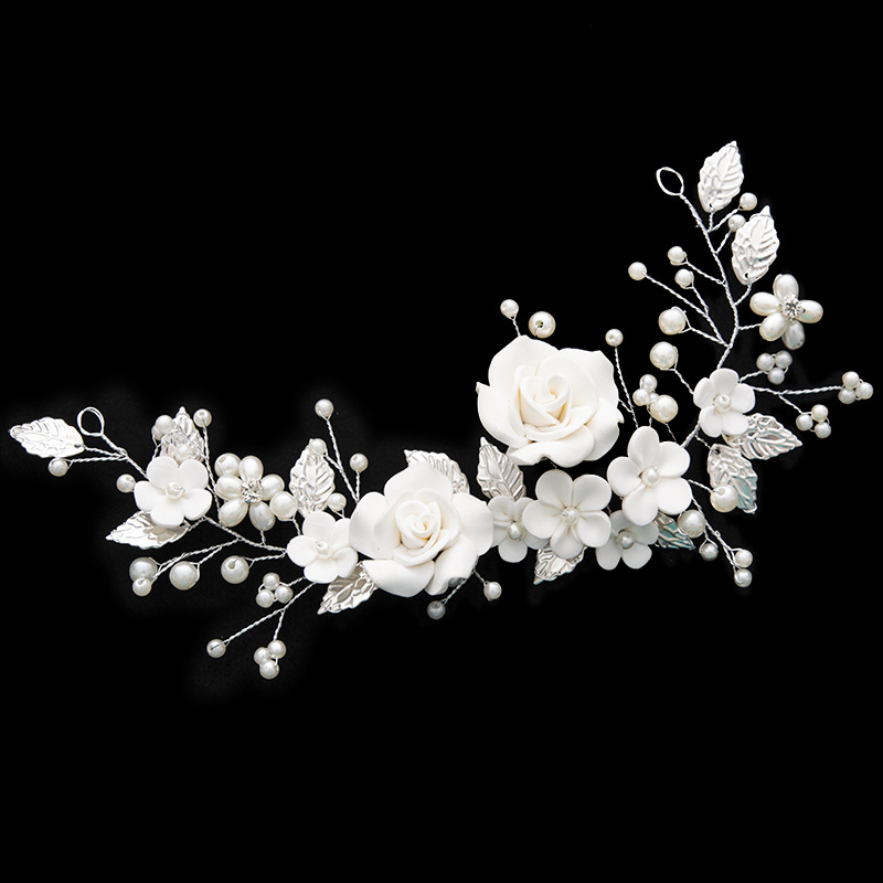 Ladies' Wedding Flower Vine Pearl Hair Band
