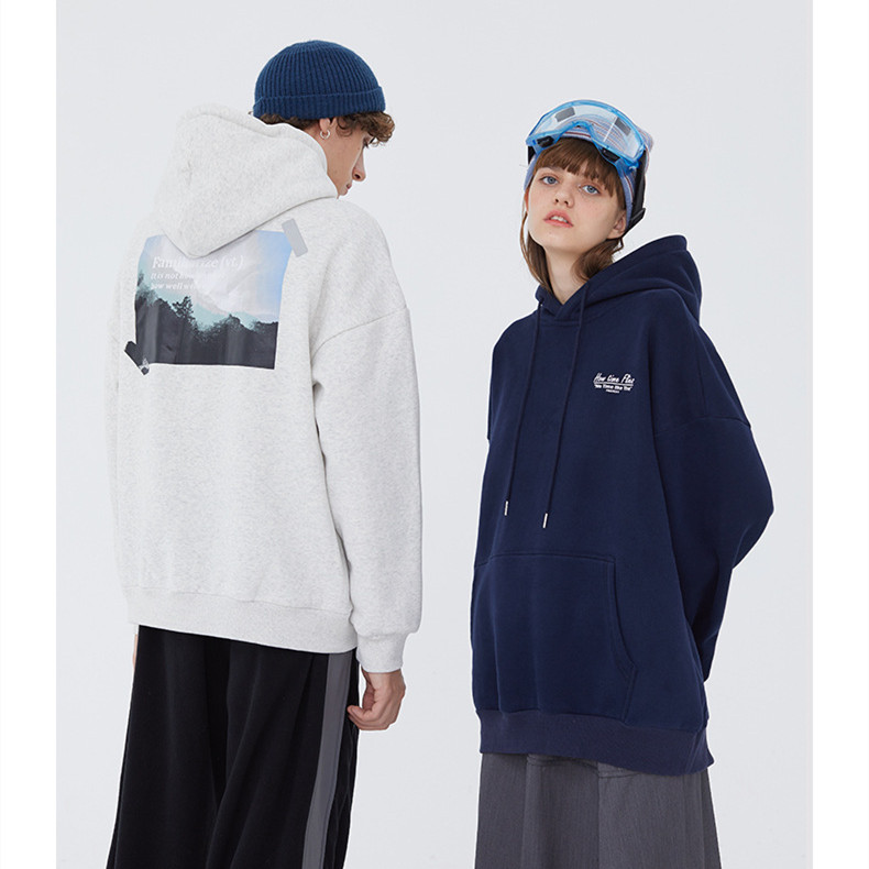 Title 11, Casual Couple Lazy Hong Kong Flavor Hooded Sweater