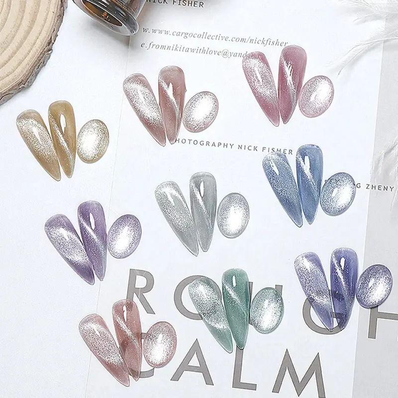 New Crystal Cat Eye Series Nail Polish Gel Ice