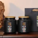 Black Low Double Pot With Bag
