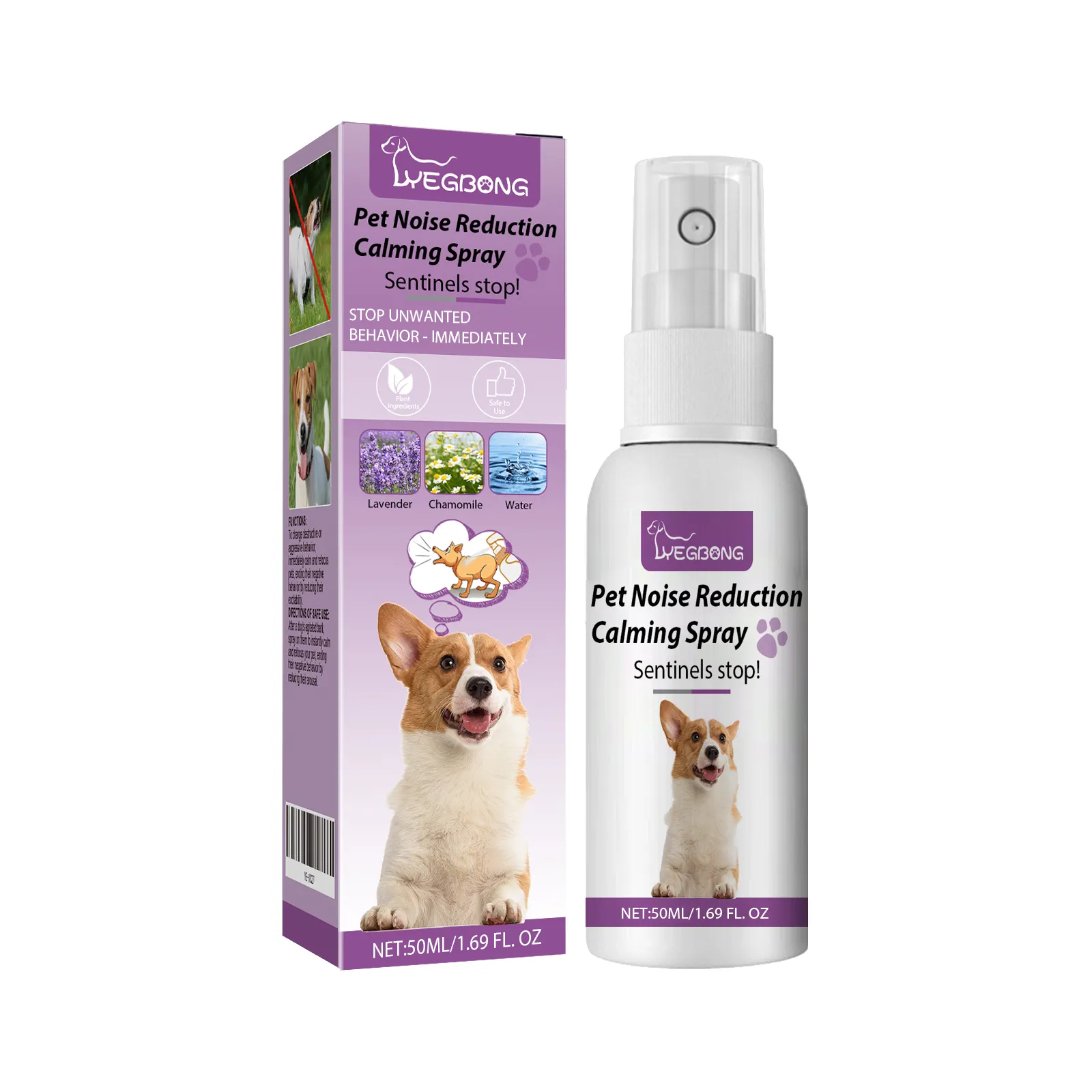 Pet Calming Spray For Dogs, Reduce Barking