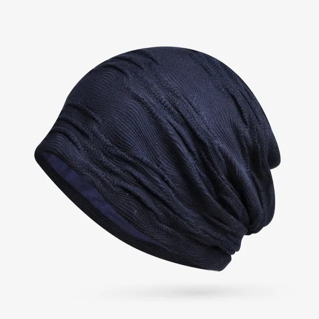 Women's Hollow Breathable Pullover Cap Navy Blue - Shop at LoveMi