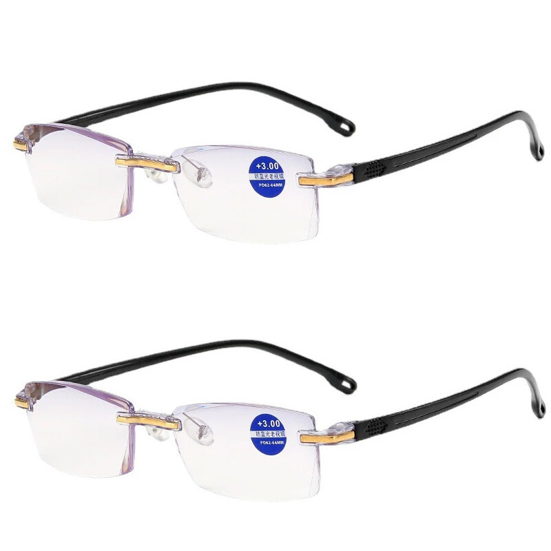 2x Unisex Reading Glasses Men Women Anti Blue Light Reader 1.5 2.0 2.5 3.0