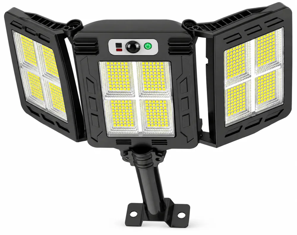 Solar Powered Rechargeable Motion Sensor LED Work Light 3000mAh For Auto W785 4 5 5W