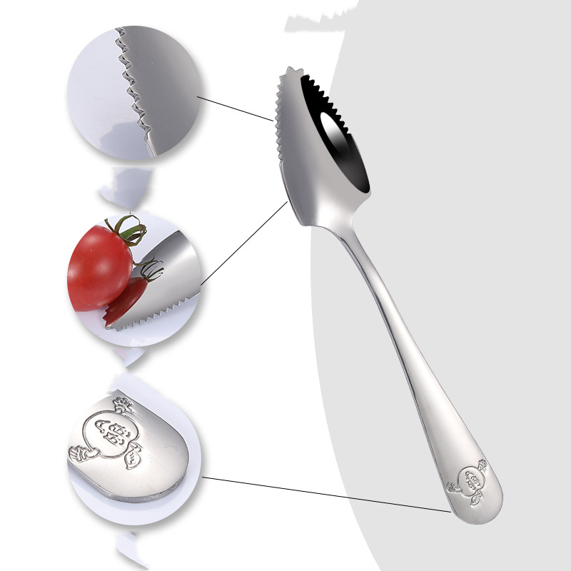 Creative Pomelo Spoon Baby Food Supplement Dredging