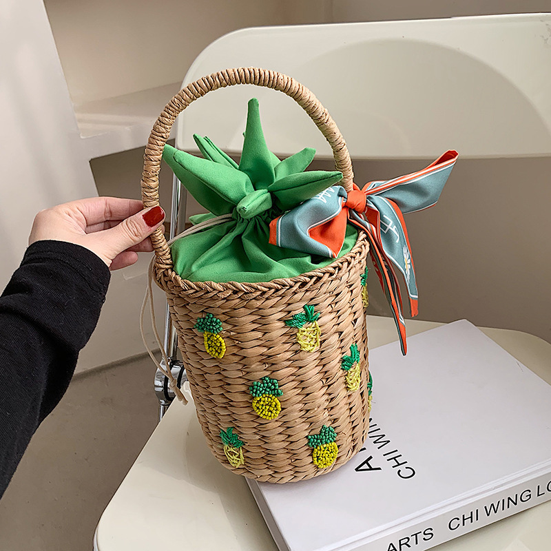 New Fashion Net Red Silk Scarf Handbag